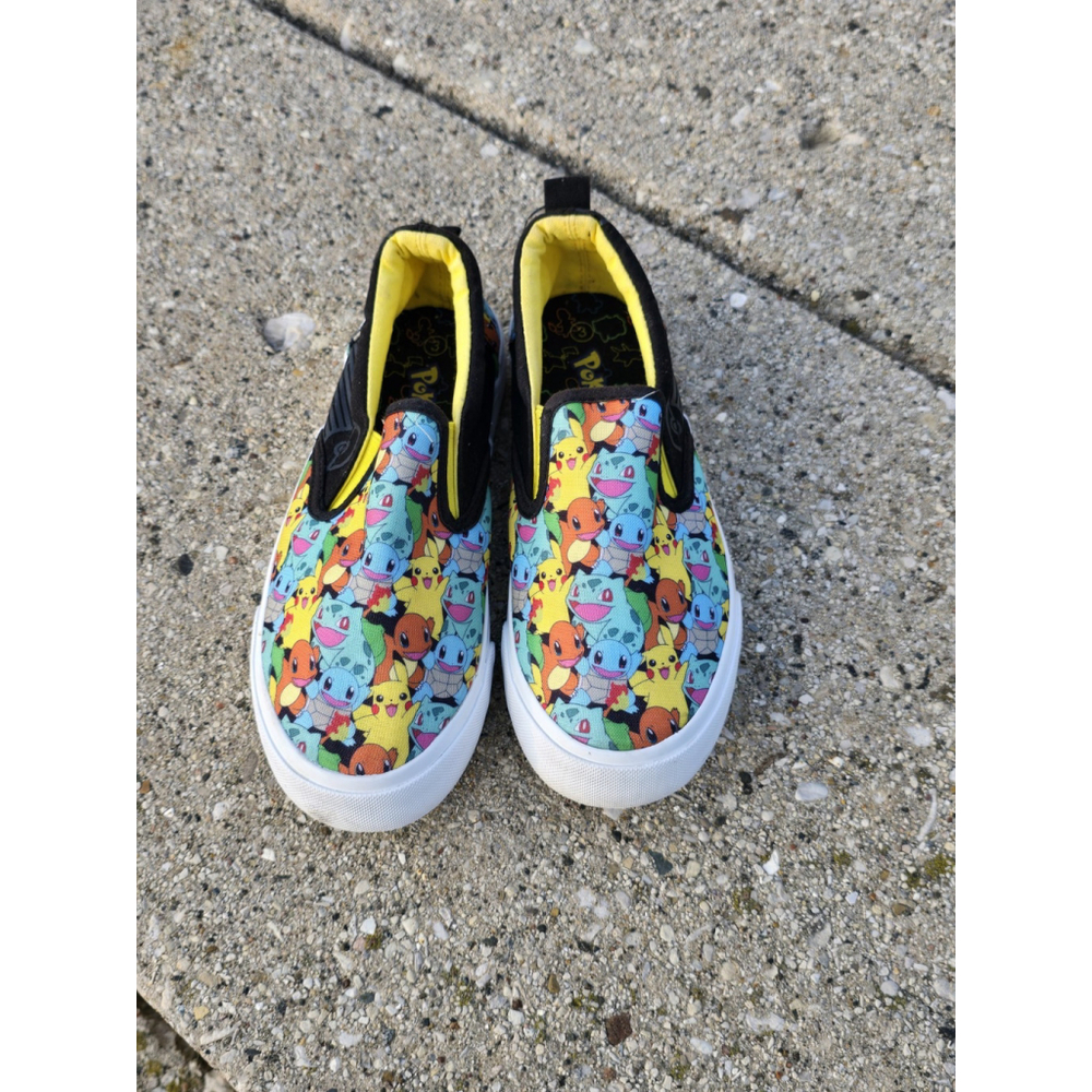 Pokemon Ground Up Canvas Slip-on Kids Shoes Sneakers Youth US Size 3. $25 obo - Picture 4 of 7